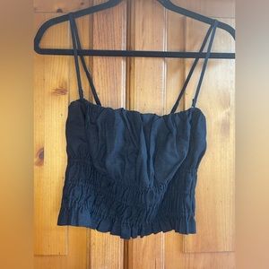 Abercrombie & Fitch linen adjustable strap tank top